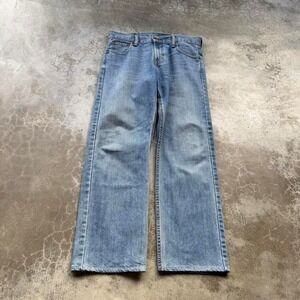 Levi's 569 light wash wide leg boot cut denim jeans tagged 29x30